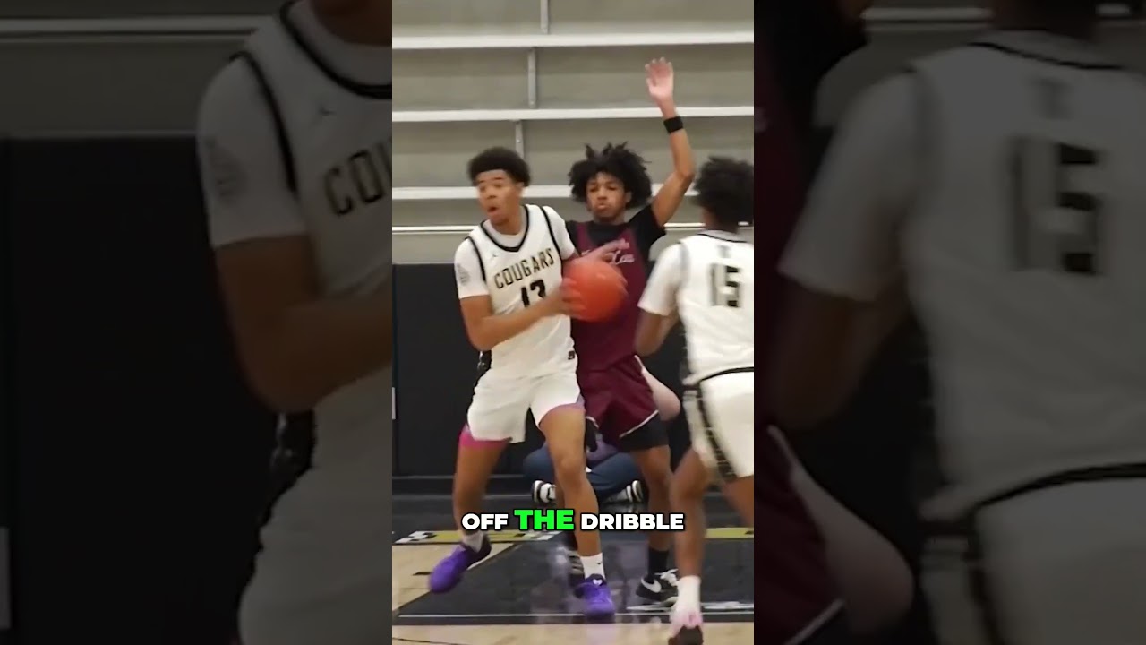 The Colony's Bryce Dixon was going to work off the dribble in last week's W over Lewisville.
