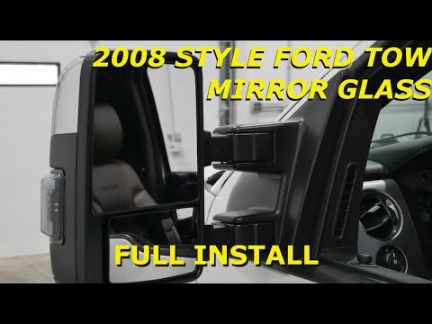 Remove or Replace Tow Mirror Upper Glass on your 2008 Style Ford Tow Mirrors - Boost Auto Parts