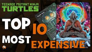 MTG X TMNT - TOP 10 MOST EXPENSIVE ''SOURCE MATERIAL'' CARDS  - TEENAGE MUTANT NINJA TURTLES!