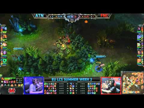 Team Alternate (ATN) vs Fnatic (FNC) || Moscow Russia EU LCS Summer 2013 W2D3 || Full Game HD