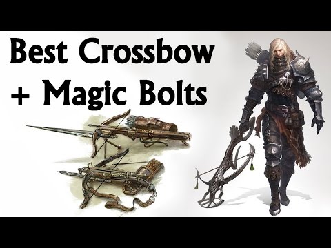 Skyrim : How to get The Best Crossbow (Enhanced) + Magic Exploding Bolts Video