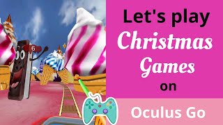 Santa's Workshop, Indago Christmas Fun, & Wonderland Coaster, FREE games for Oculus Go VR.