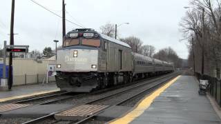 preview picture of video '[HD] Amtrak Downeaster Train 690 at West Medford'