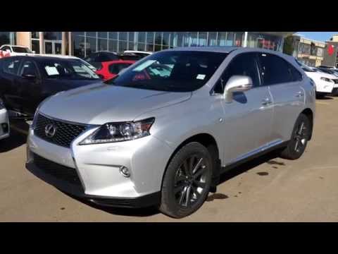 New Silver on Black 2015 Lexus RX 350 AWD - F Sport Package Review - Edmonton, Alberta, Canada