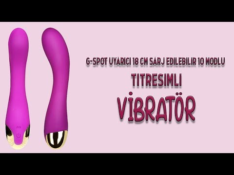 G-Spot Uyarıcı 18 Cm Şarj Edilebilir 10 Modlu Titreşimli Vibratör