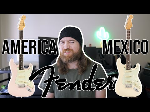 AMERICAN VERSUS MEXICAN FENDER | Which is Right for YOU?