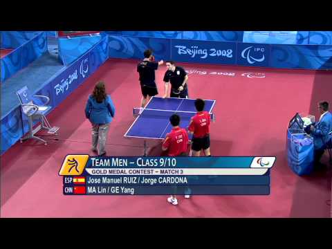 Table Tennis Men's Team Class 9-10 Gold Medal Contest - Beijing 2008 Paralympic Games