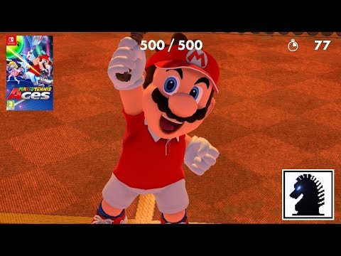NS Mario Tennis Aces - Adventure #10: Ghost House Practice Court