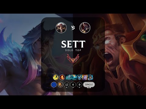 Sett Top vs Darius - EUW Grandmaster Patch 12.23