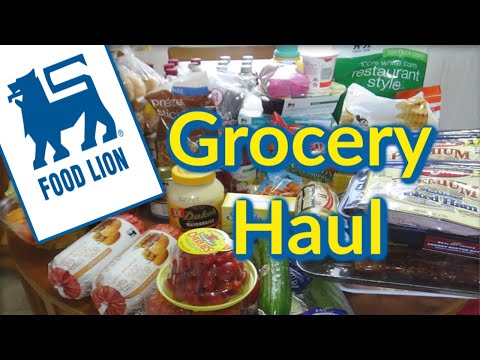 Food Lion Grocery Haul I Grocery Shopping I...