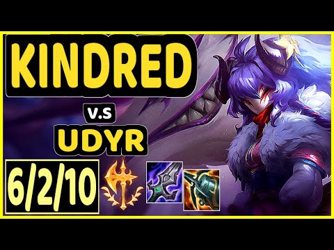CLID (KINDRED) vs UDYR - 6/2/10 KDA JUNGLE CHALLENGER GAMEPLAY - KR