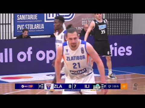 NLB ABA League 2 2024/25, Semifinals Round 1 match: Zlatibor Mozzart – Ilirija (9.4.2025)