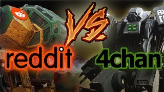 Giant Robot Fight: Reddit vs 4chan