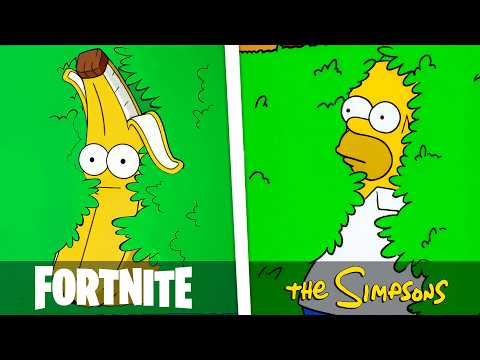 50 EASTER EGGS In Fortnite SIMPSONS!