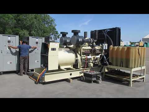 750 kw Kohler Detroit Diesel Generator SN 375648  Video 1 - Abraham Generator Sales Co.