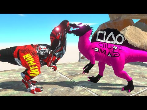 ANT-MAN T REX SPEED FALL - Animal Revolt Battle Simulator