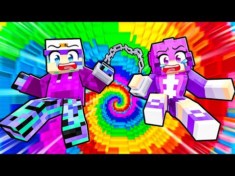 HANDCUFFED in Minecraft, But You Fall... FOREVER!