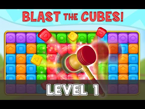 Cube Blast Level 1 (No Boosters)
