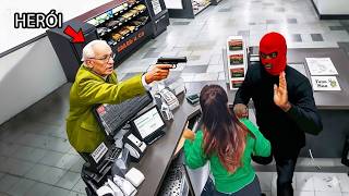 SUPER HEROI DA VIDA REAL FLAGRADOS PELAS CAMERAS