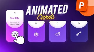 How to Make Animated Card Slides in PowerPoint - Easy Tutorial