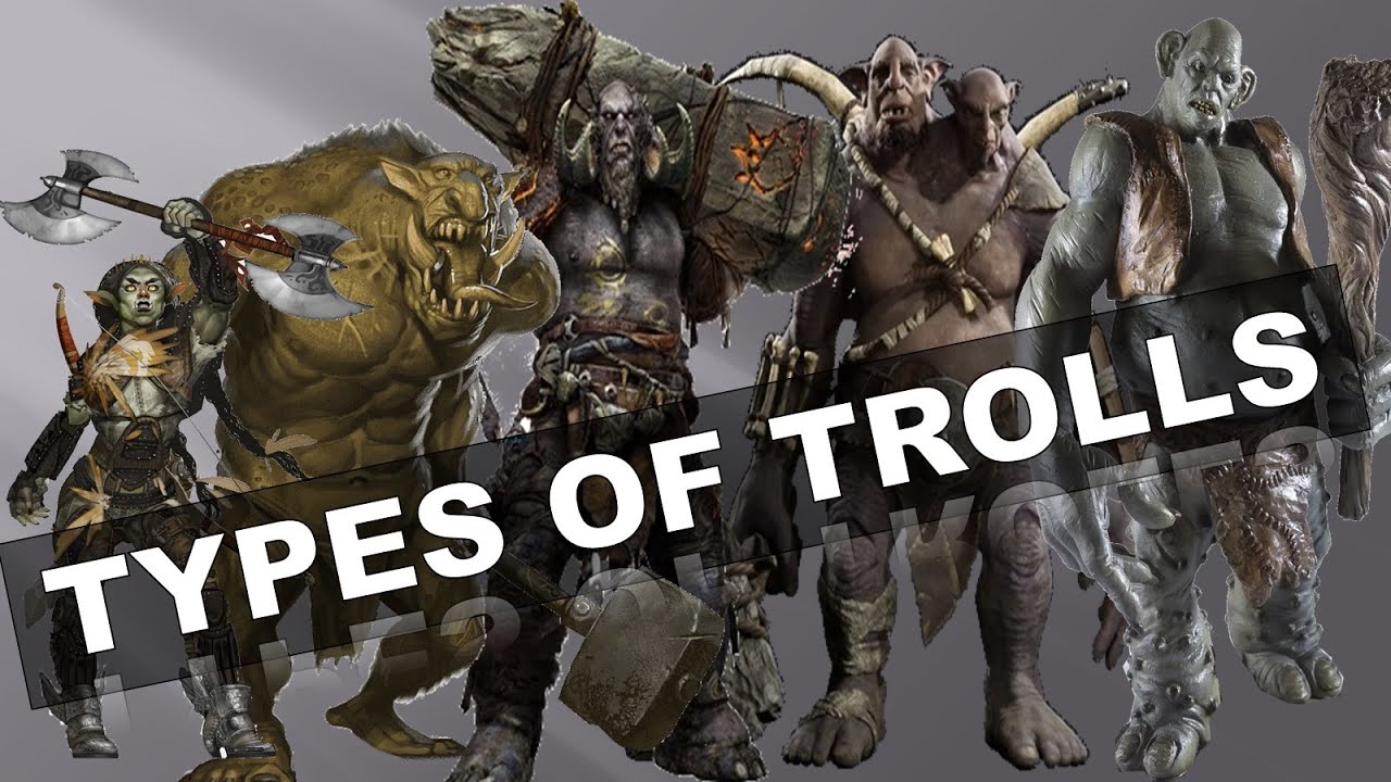 What are the 5 types of trolls? Tipseri