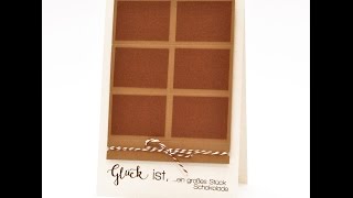 Glück ist, ... ein großes Stück Schokolade