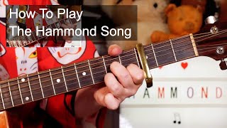 &#39;Hammond Song&#39; The Roches with Robert Fripp Guitar Lesson