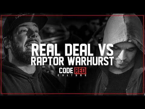 Code Red | REAL DEAL VS RAPTOR WARHURST | Rap Battle