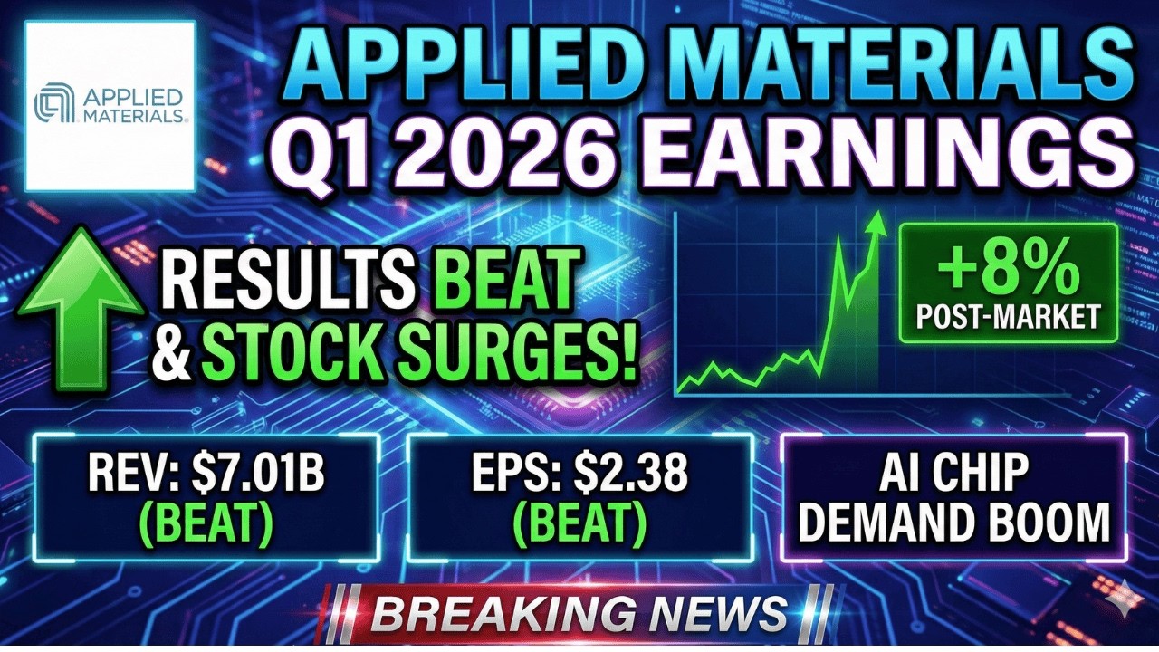Applied Materials (AMAT) Q1 2026 Earnings: AI Boom Drives Beat & Strong Guidance 🚀