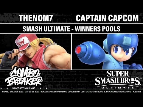 COMBO BREAKER 2023 WINNERS POOLS - TheNom7 (Terry) vs Captain Capcom (Mega Man) - Smash Ultimate