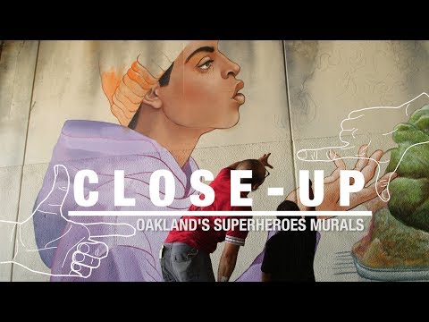 Spirit of Fallen Artist Rises in Oakland Super Heroes Mural Project  | KQED Arts