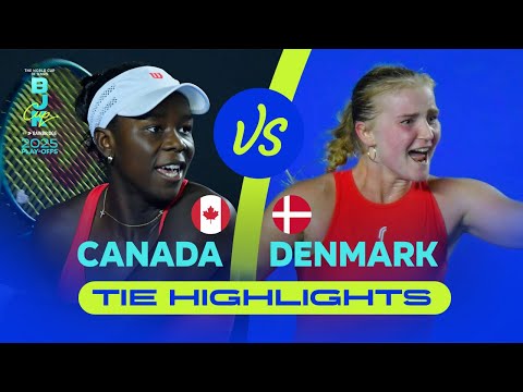 Victoria Mboko DELIVERS for Team Canada 🇨🇦 2025 Billie Jean King Cup Play-offs | Tie Highlights