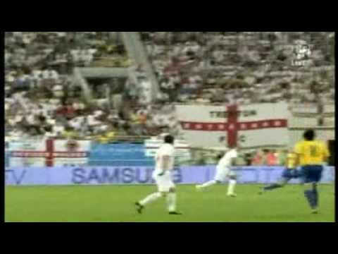Nilmar Goal V England - Brazil V England - 14.11.09 - England TV [47]