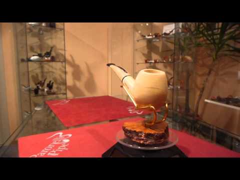 Brand new lemon wood pipe PARONELLI half bent handmade -  eBay number: 182016198907