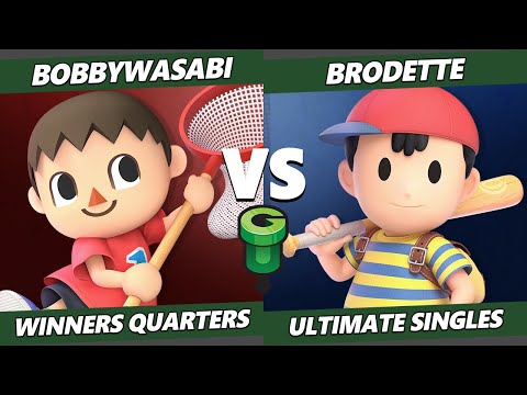 Game Underground Winners Quarters - BobbyWasabi (Villager) Vs. Brodette (Ness) SSBU Ultimate