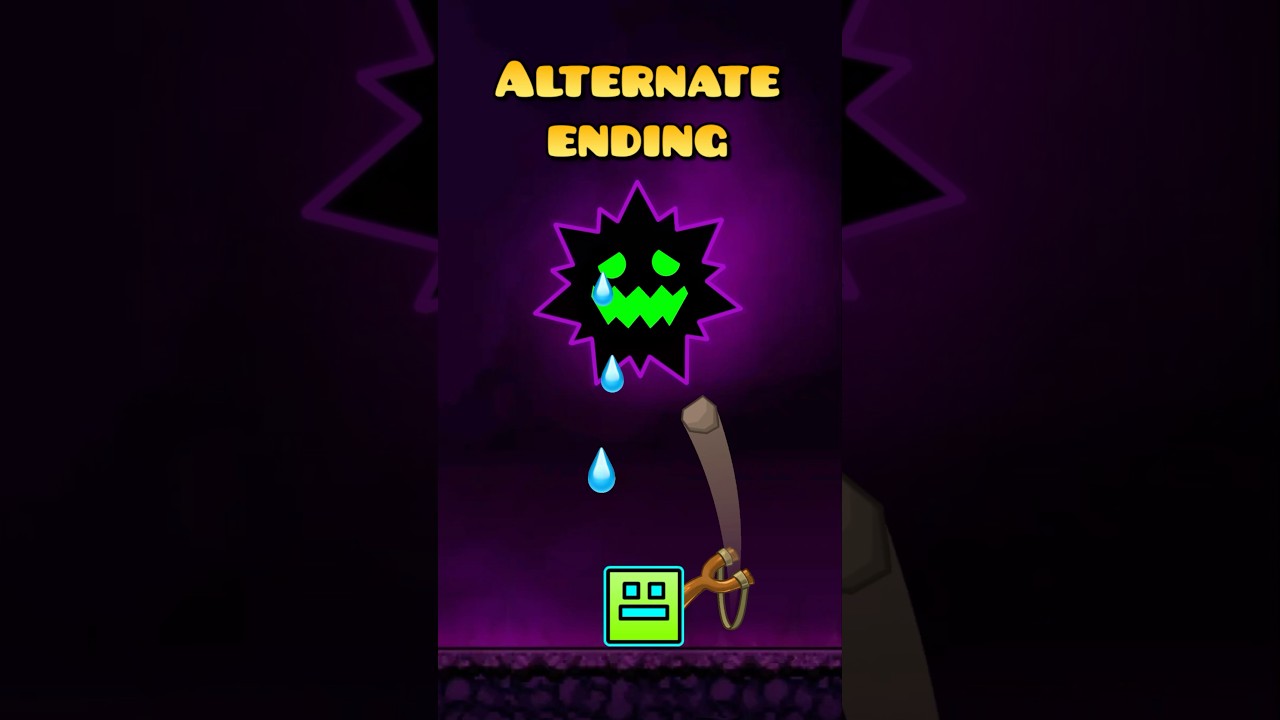 The Cursed Thorn Secret Ending! Geometry dash The Tower Boss!