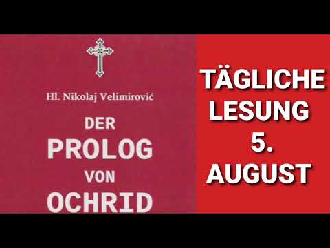 Der Prolog von Ohrid vom 5. (18.) August