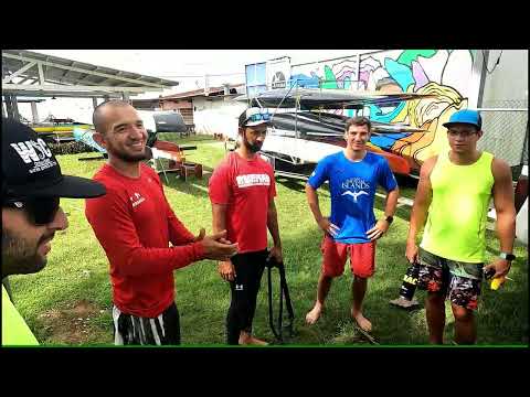 Surfski Downwind - 26km Punta Chame to Veracruz @17kts  (First 13.3km)