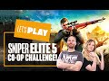 Let's Play Sniper Elite 5 - CHAOTIC CO-OP CHALLENGE! (Sponsored Content) Sniper Elite 5 PS5 Gameplay