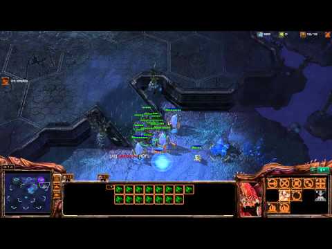 Destiny doing 'Drone Stacking Trick' - Starcraft 2