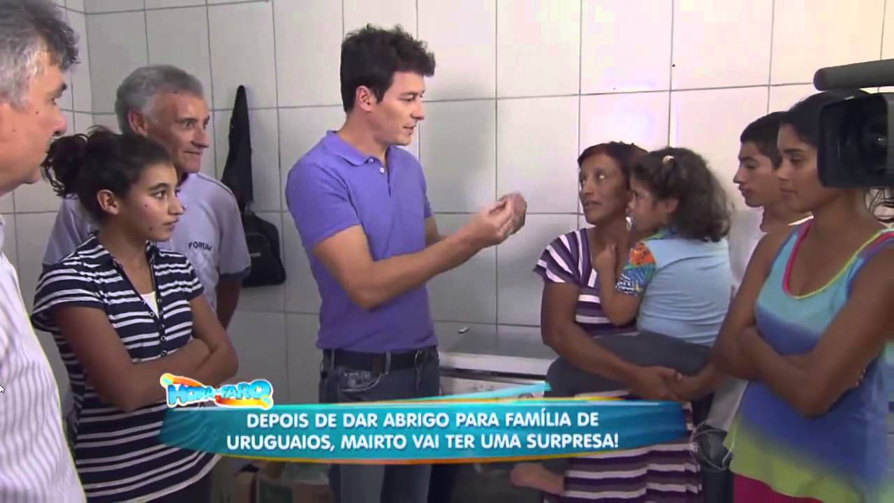 Hora do Faro - Família Uruguaia que vivia na rodoviária ganha abrigo.