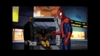 Mutual respect between Spiderman, Wolverine & Nick Fury