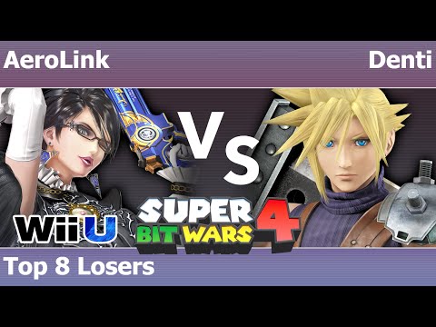 SBW4 Smash 4 - AeroLink (Bayonetta) vs TLOC | Denti (Cloud) - Top 8 Losers