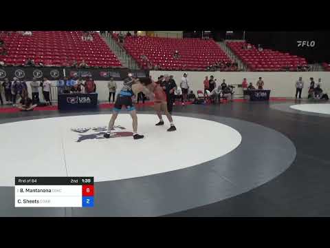 70 Kg Rnd Of 64 - Beau Mantanona, Coachella Valley Wrestling Club Vs Cutter Sheets, Cowboy RTC 24c