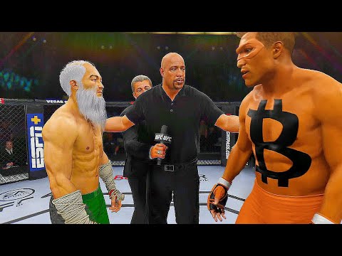 Old Bruce Lee vs. Bitcoin Man - EA Sports UFC 4