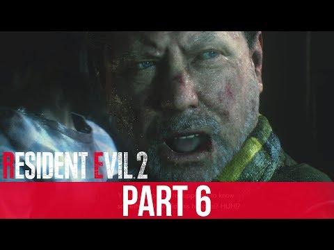 RESIDENT EVIL 2 REMAKE Gameplay Walkthrough Part 6 - ESCAPING THE POLICE STATION (Full Game)