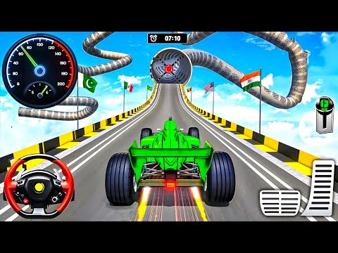 Extreme Formula Car Racing Stunts 3D - Impossible Mega Ramp GT Car 3D - Android Gameplay #1