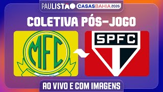MIRASSOL X SÃO PAULO - COLETIVA PÓS-JOGO | PAULISTÃO CASAS BAHIA 2026