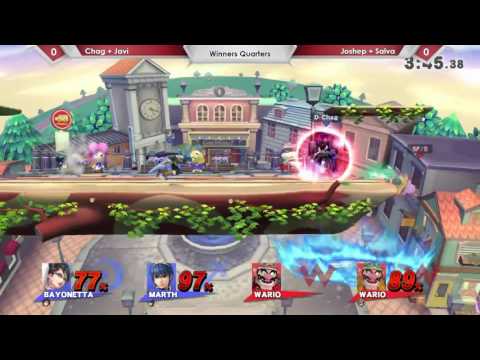 SP46 2v2 - Chag (Bayonetta) & Javi (Marth) Vs. Joshep (Wario) & Salva (Wario) WS - Smash 4
