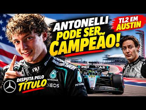 KIMI ANTONELLI CAMEÃO EM AUSTIN? TL2 GP ESTADOS UNIDOS 2026